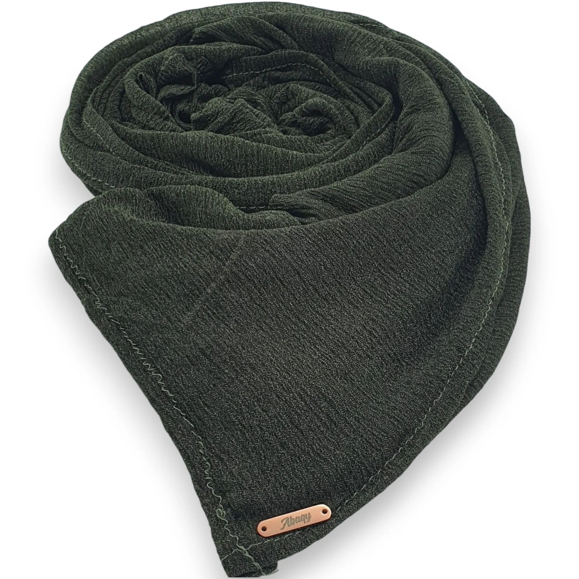 Abaqy Hijab Light Kashmir (Forest Green)01 Abaqy Hijab Light Kashmir Shawl Forest Green