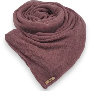 Abaqy Hijab Light Kashmir Shawl-Grape