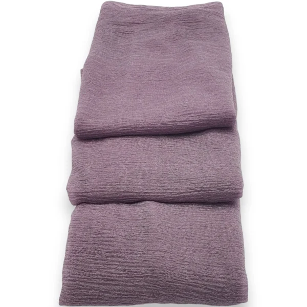 Abaqy Hijab Light Kashmir Shawl - Heather Purple