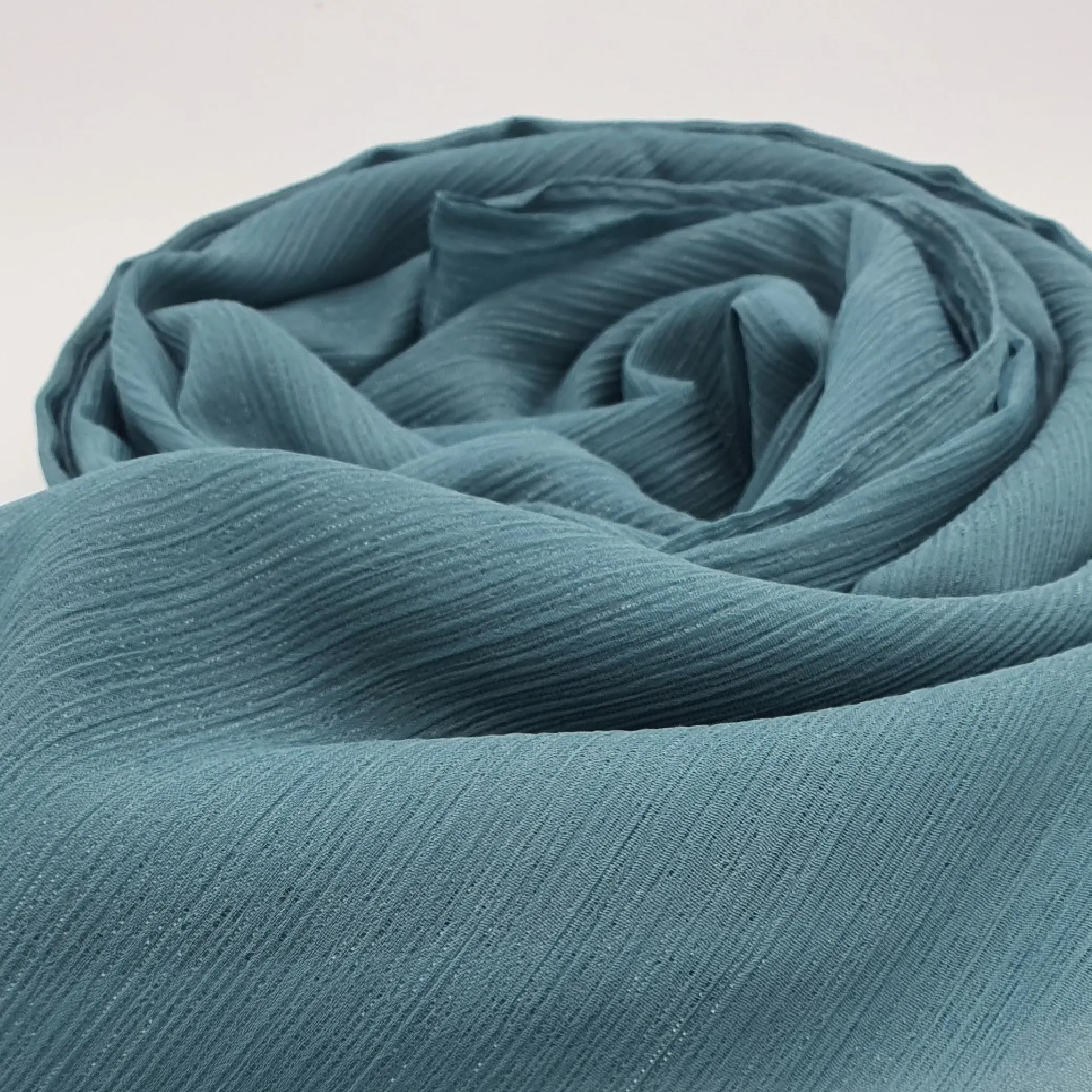 Abaqy Hijab Crinkle Chiffon (Winter Green)