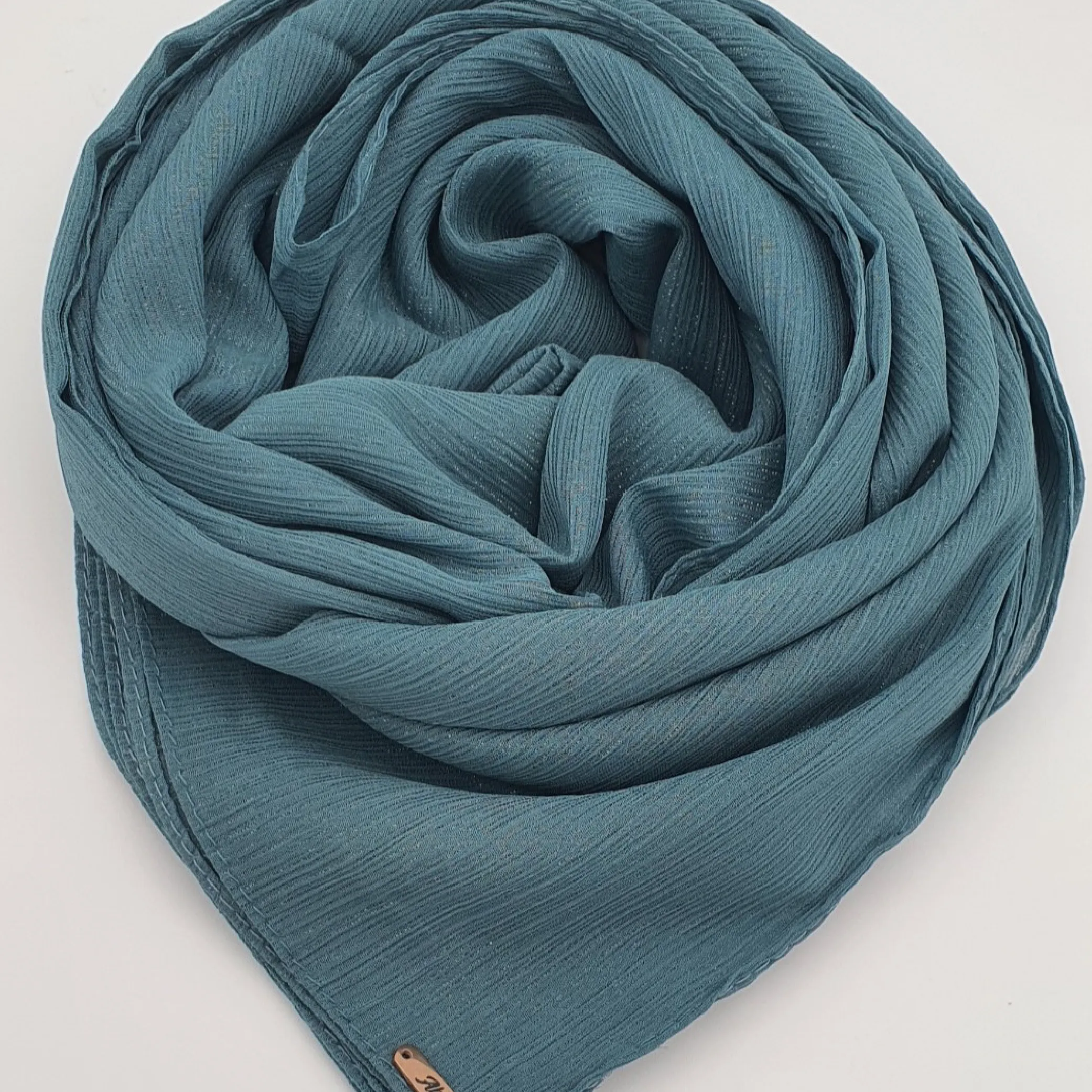 Abaqy Hijab Crinkle Chiffon (Winter Green)