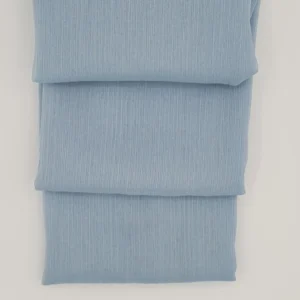 Abaqy Hijab Crinkle Chiffon (Light Blue)