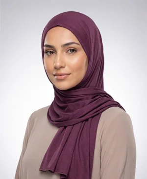 Grape Jersey Hijab