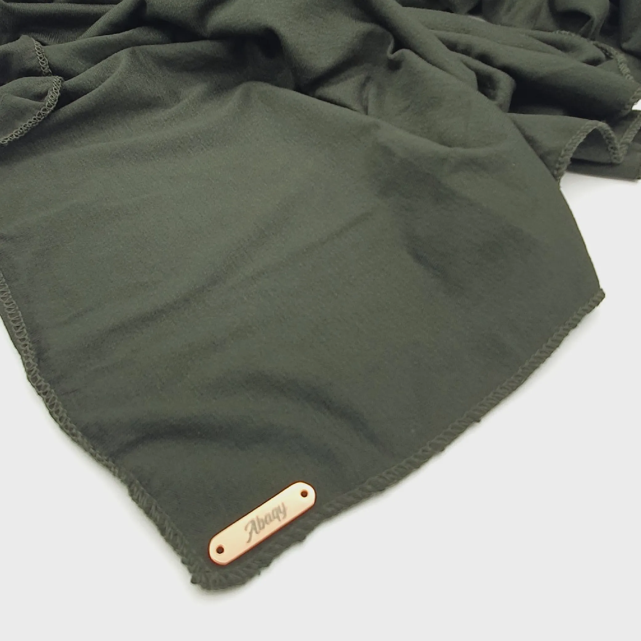 Jersey - Dark Jungle Green - 2 Abaqy Hijab Jersey - Dark Jungle Green