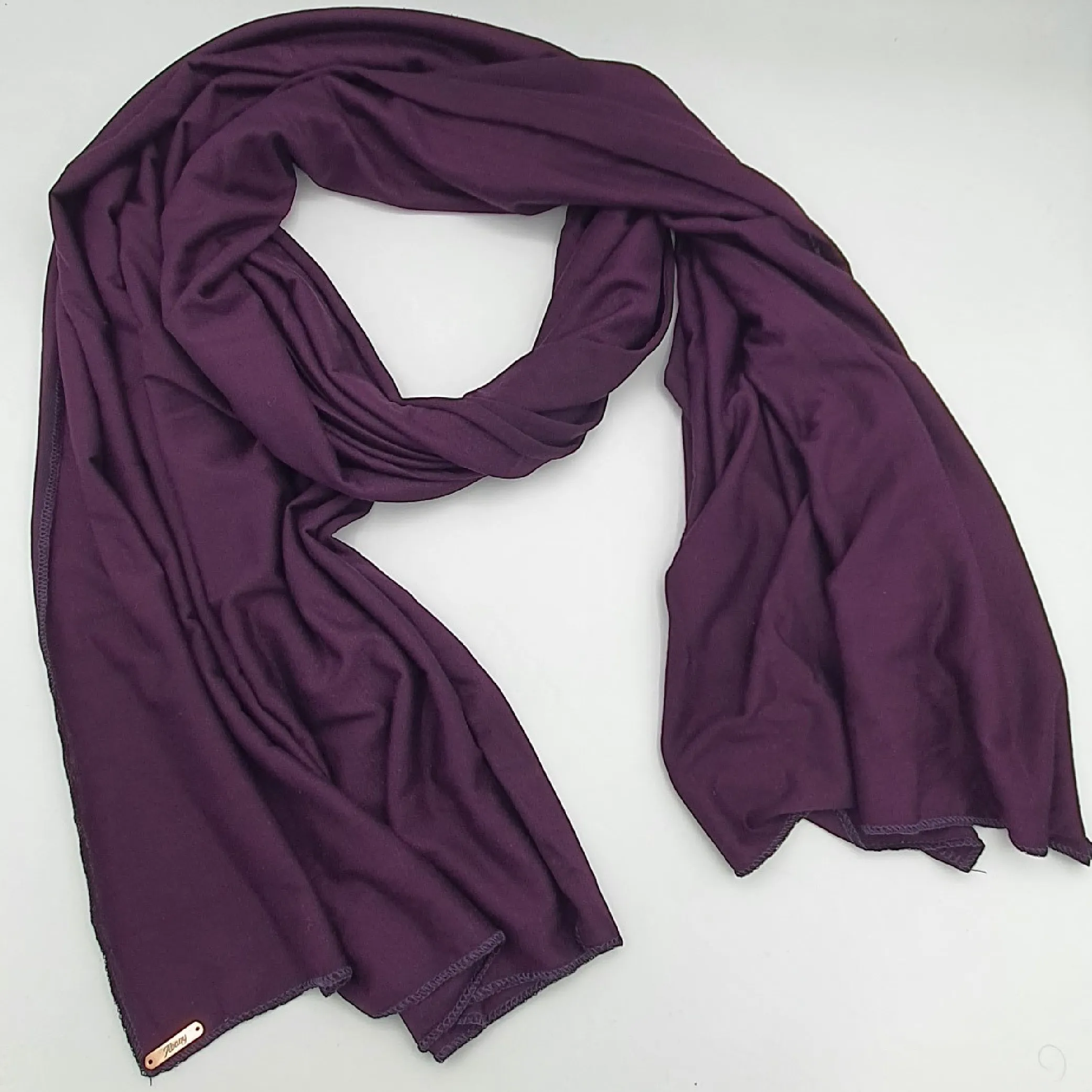 Abaqy Hijab Jersey - Eggplant Purple