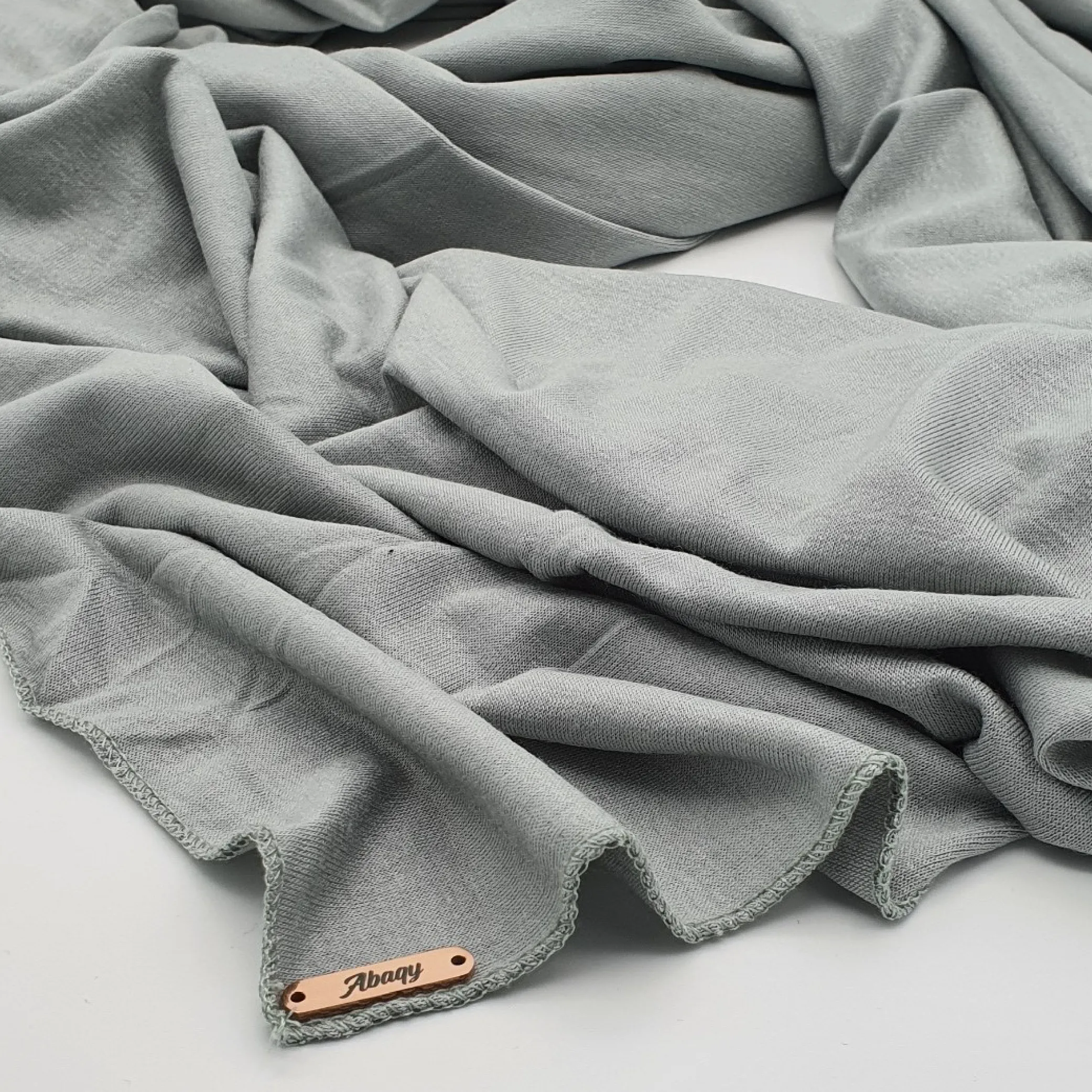 Jersey - Saga Green - 2 Abaqy Hijab Jersey - Saga Green