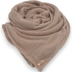 Abaqy Hijab Light Kashmir Shawl - Tan