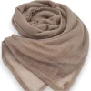 Abaqy Hijab Light Kashmir Shawl - Tan