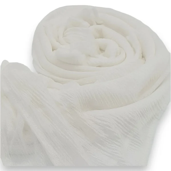 Abaqy Hijab Light Kashmir Shawl-Ivory