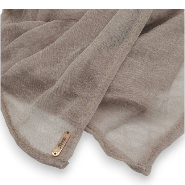 Abaqy Hijab Light Kashmir Shawl-Beige