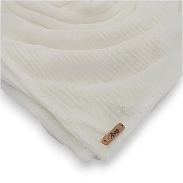 Abaqy Hijab Light Kashmir Shawl-Ivory