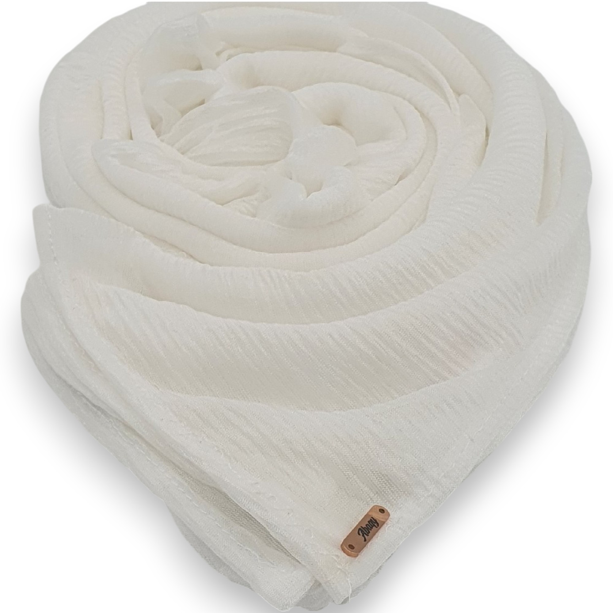 Abaqy Hijab Light Kashmir Shawl-Ivory