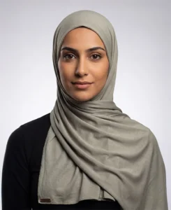 Laurel Green Jersey Hijab Practical, Stretchy & Breathable Jersey One-Piece Hijab from ABAQY in USA