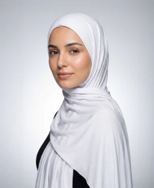 White Jersey Hijab