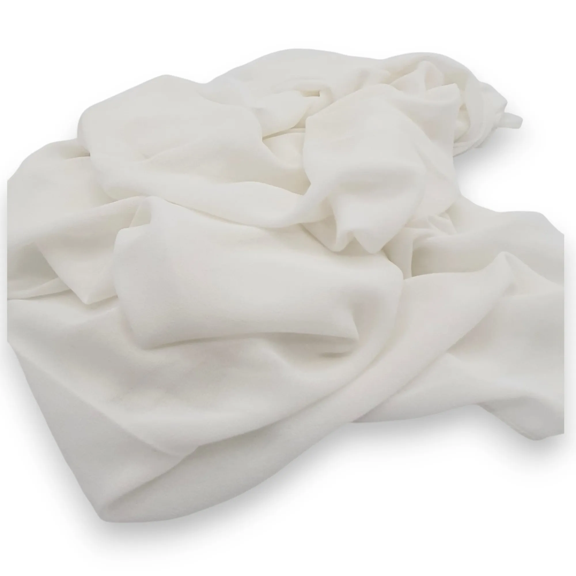 Abaqy Hijab Crepe Chiffon - Ivory02 Abaqy Hijab Crepe Chiffon Shawl-Ivory