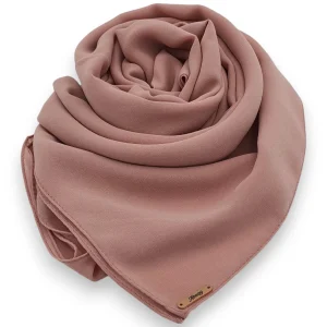 Abaqy Hijab Premium Chiffon Shawl-Dusty Rose