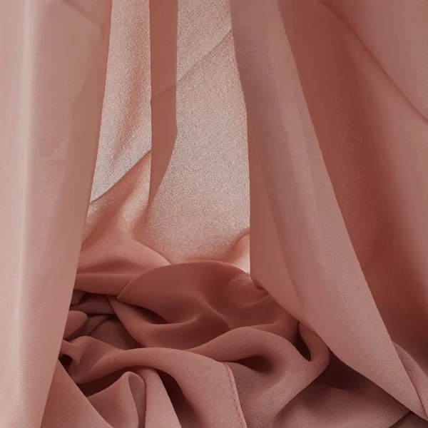 Abaqy Hijab Premium Chiffon Shawl-Dusty Rose