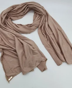 Butter Cream Jersey Hijab Shawl in USA