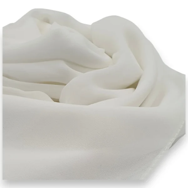 Abaqy Hijab Premium Chiffon Shawl-Ivory