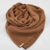 Abaqy Hijab Premium Chiffon Caramel Brown