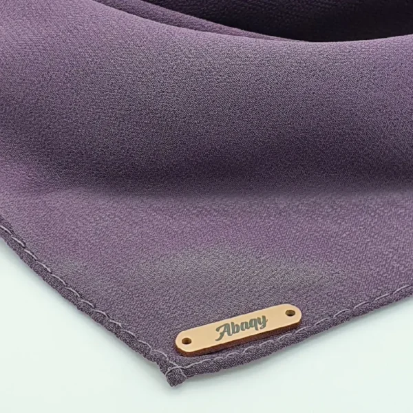 Abaqy Hijab Premium Chiffon Eggplant Purple - Petunia