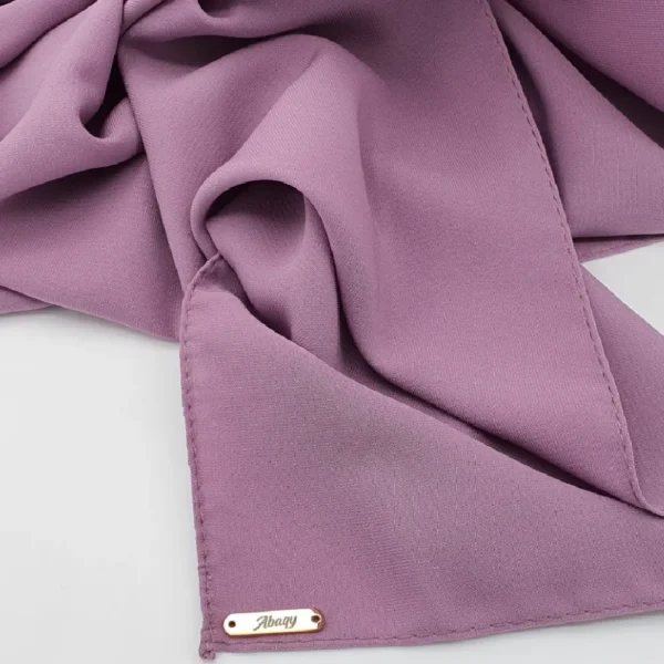 Abaqy Hijab Premium Chiffon Heather Purple