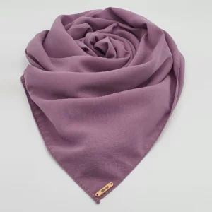 Abaqy Hijab Premium Chiffon Heather Purple