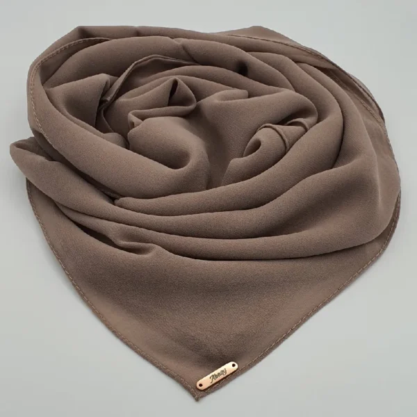 Abaqy Hijab Premium Chiffon Mocha