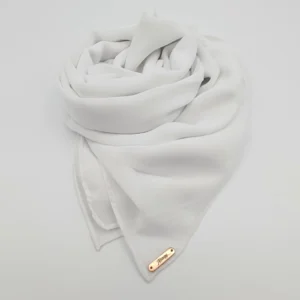 Abaqy Hijab Premium Chiffon - White