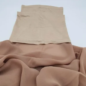 Abaqy Hijab Chiffon with Undercap - Beige