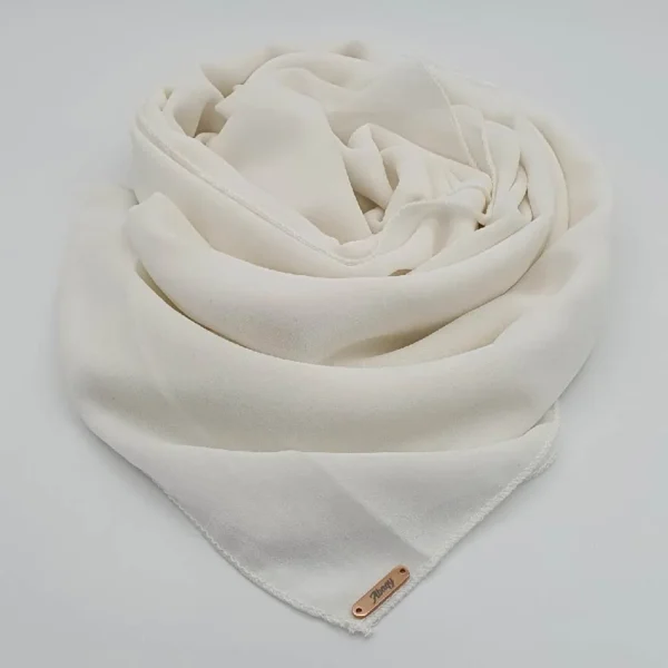 Abaqy Hijab Crepe Chiffon - Ivory