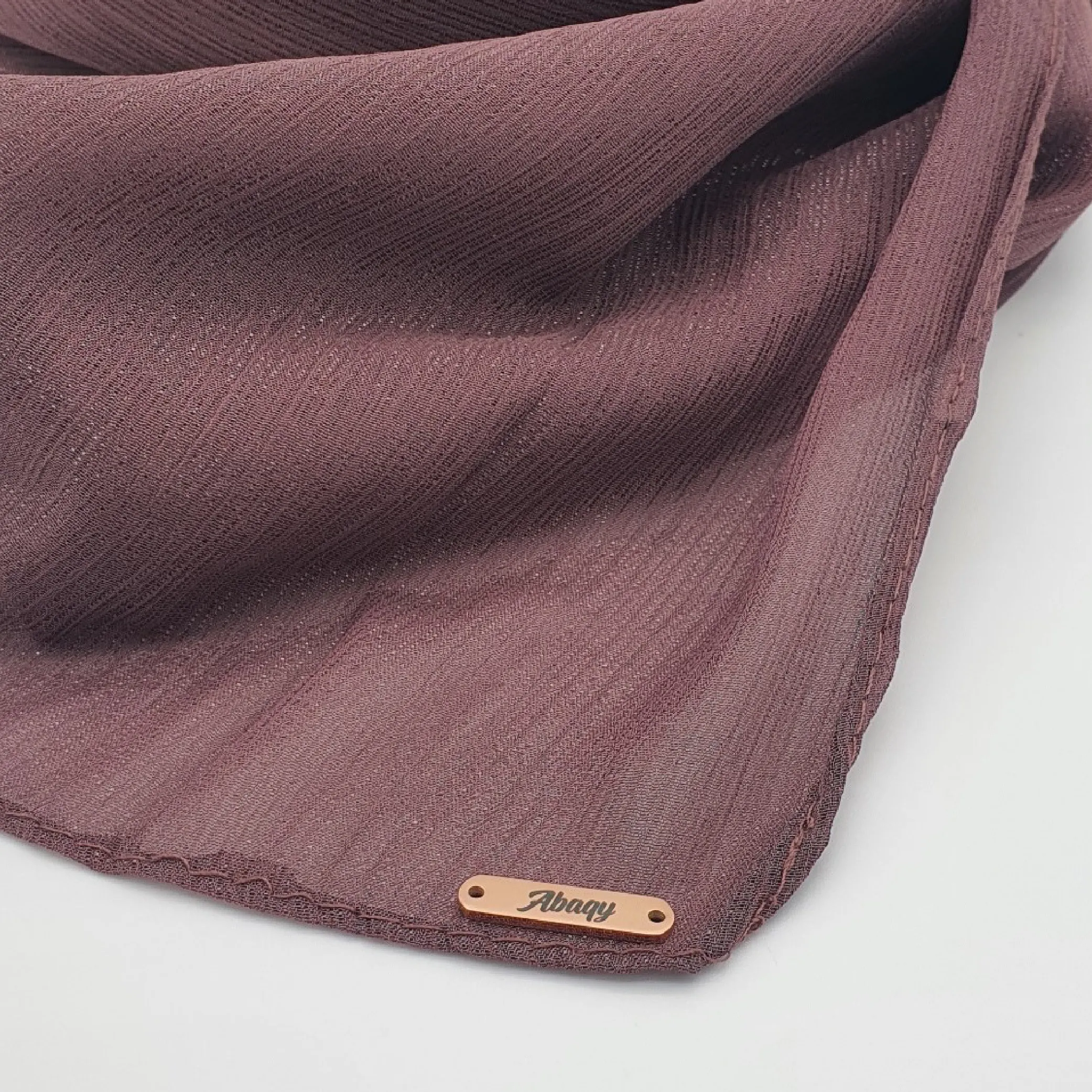 Crinkled Chiffon - Grape -2 Crinkled Chiffon - Grape