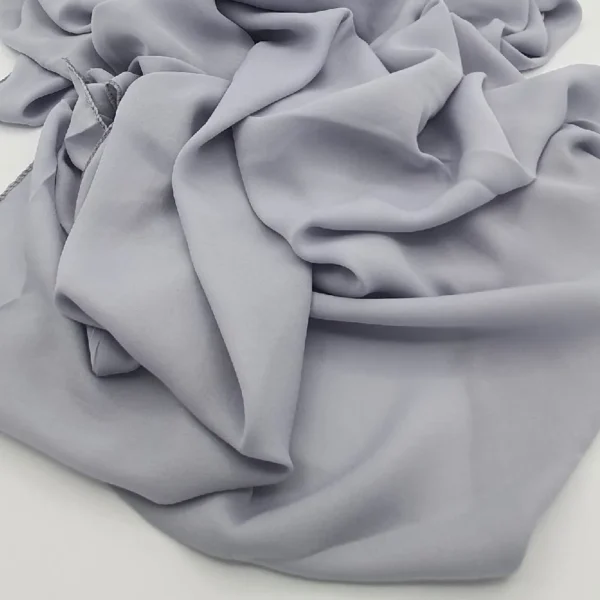 Abaqy Hijab Georgette - Cloud Gray