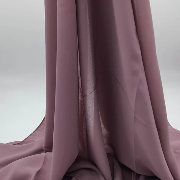 Abaqy Hijab Georgette - Dusty Mauve