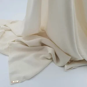 Abaqy Hijab Georgette - Ivory