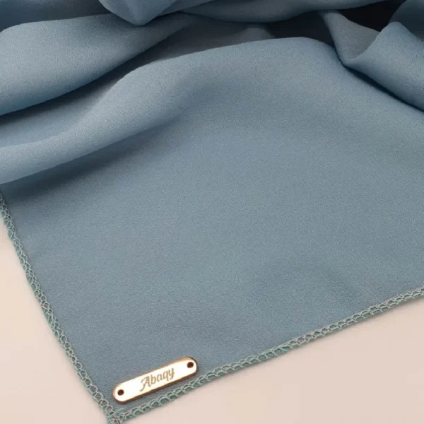 Abaqy Hijab Georgette - Stone Blue