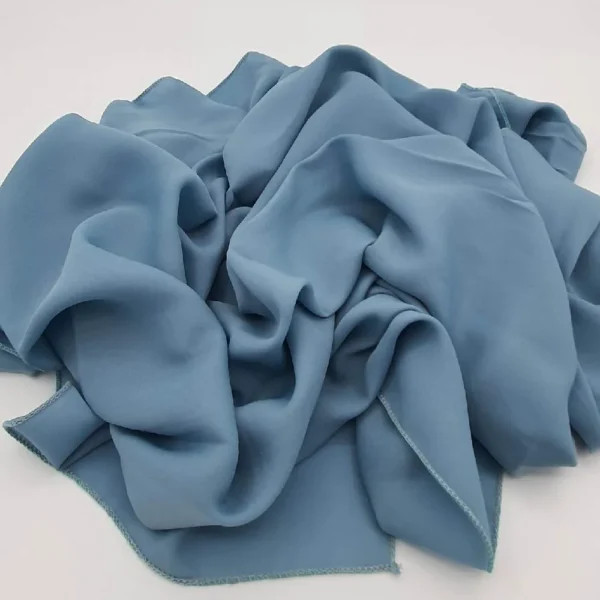 Abaqy Hijab Georgette - Stone Blue