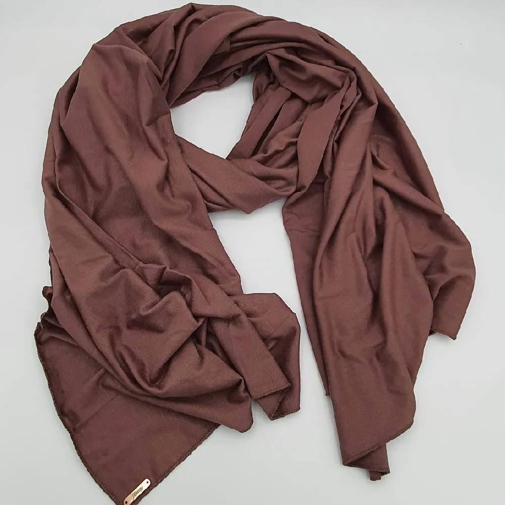 Cedar Brown Jersey Hijab