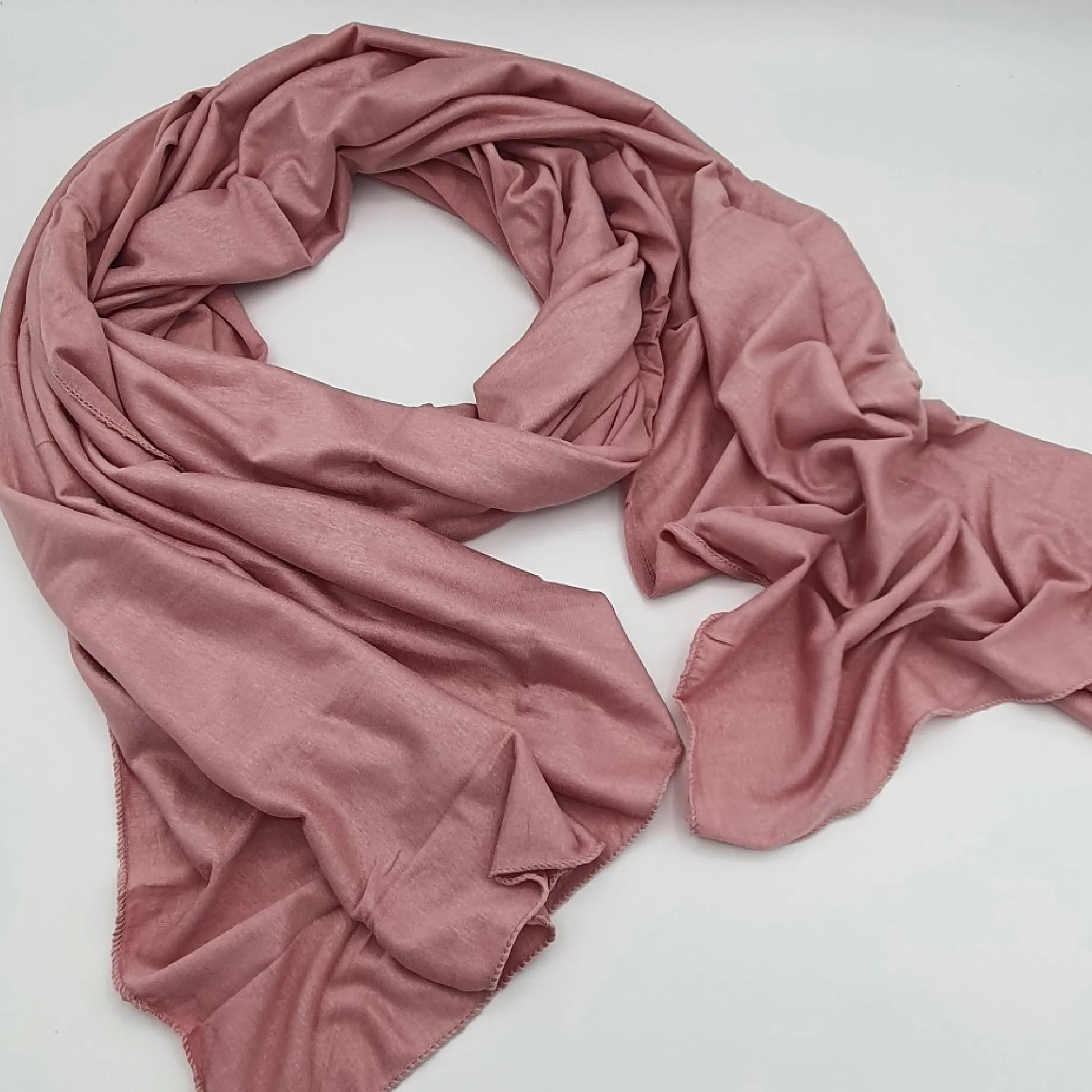 Dusty Rose Jersey Hijab