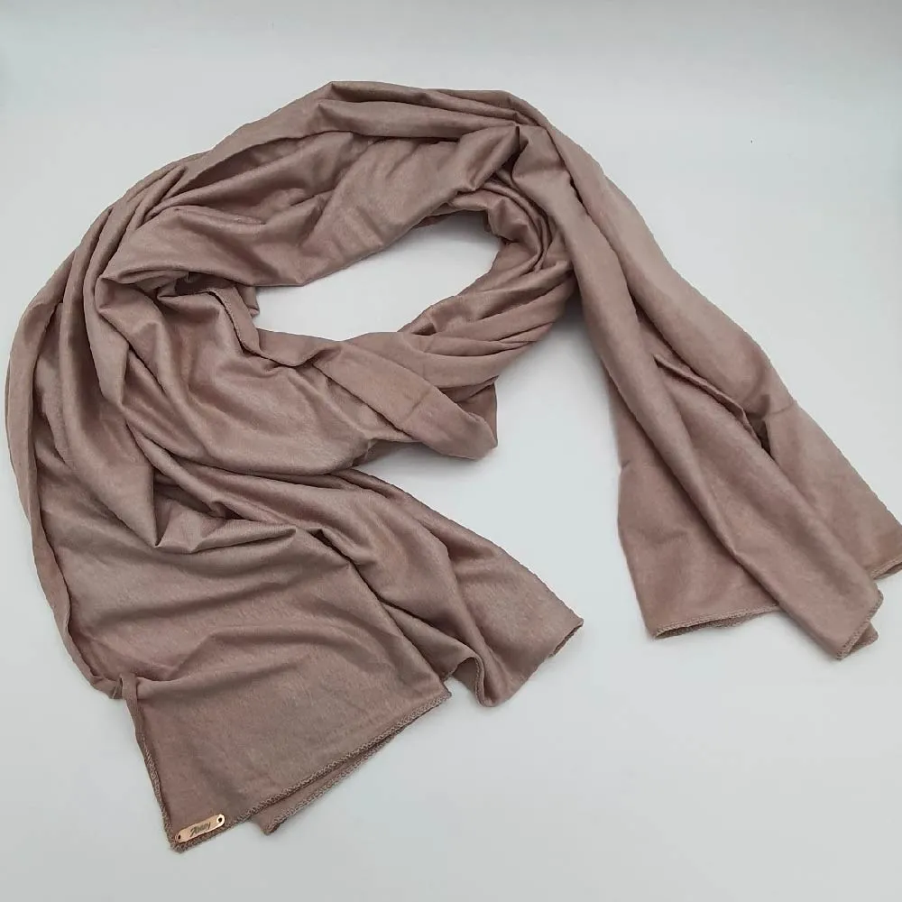 Nude Brown Jersey Hijab