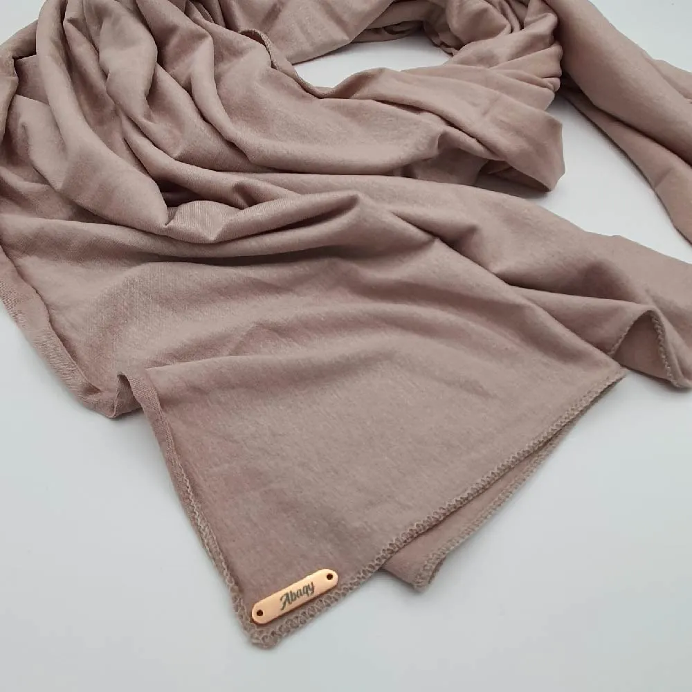 Abaqy Hijab Jersey - Nude Brown