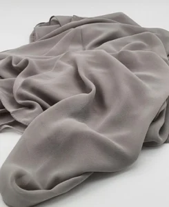 Premium Ash-Grey Chiffon Hijab by Abaqy Hijab Store in USA