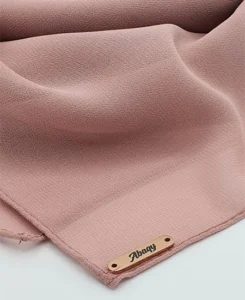 Premium Dusty-Rose Chiffon Hijab by Abaqy Hijab in USA