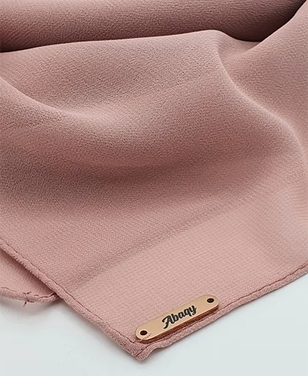 Premium Dusty-Rose Chiffon Hijab by Abaqy Hijab in USA