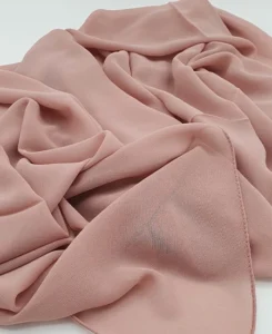 Premium Dusty-Rose Chiffon Hijab by Abaqy Hijab in USA