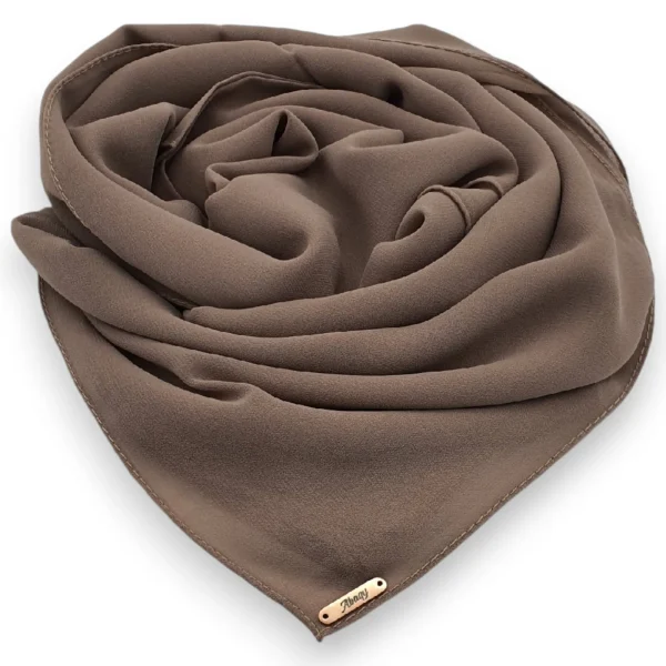 Premium Chiffon Shawl Mocha