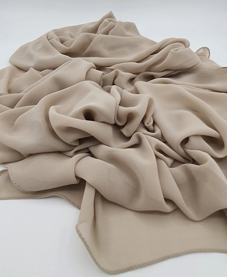 Premium Chiffon Nude Beige Hijab Shawl in USA