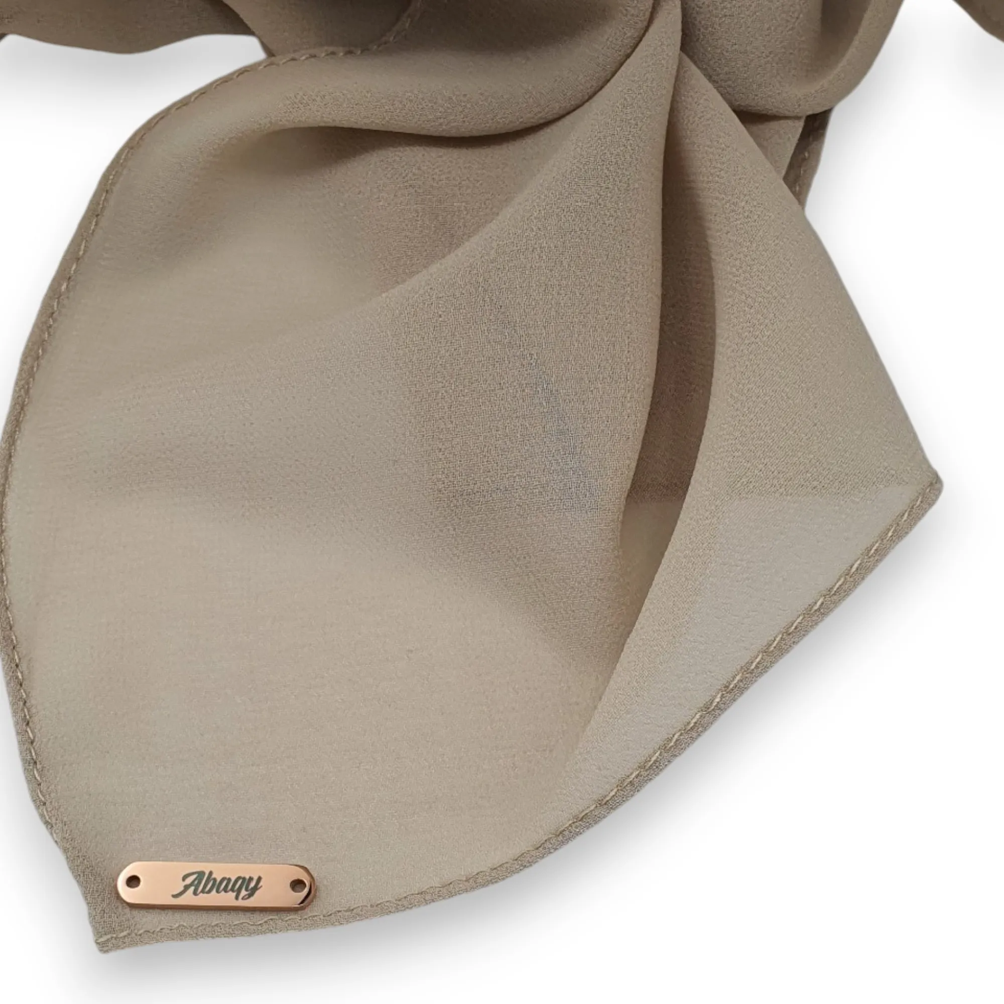 Premium Chiffon Nude Beige04 Premium Chiffon Shawl Nude Beige