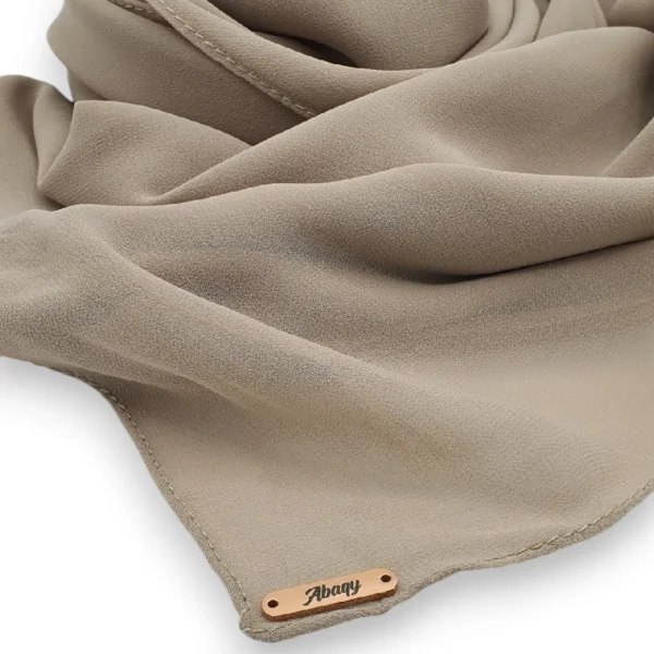 Premium Chiffon Shawl Nude Beige