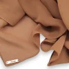 Premium Chiffon Shawl Caramel Brown